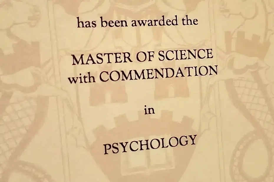 Masters Degree Psychology